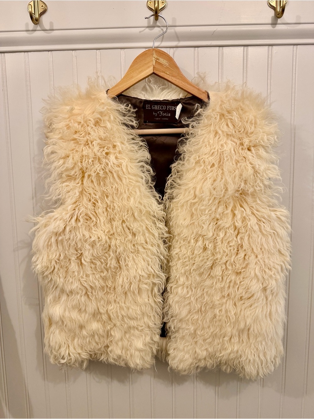 El Greco Vintage 1970’s Genuine Lambswool Vest